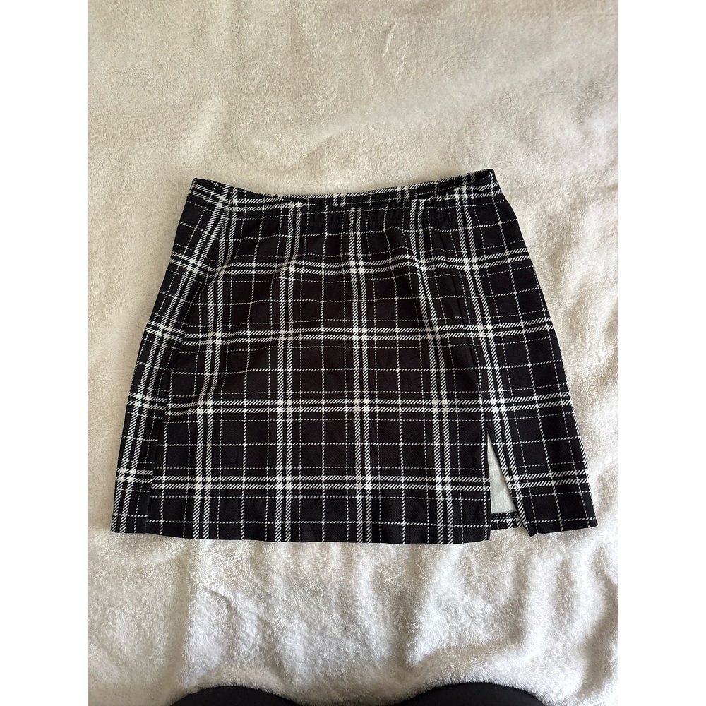 Checkered Mini Skirt